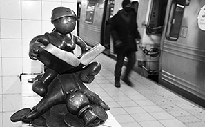 Subway Token Figures : Art : Subway : New York : Tom Otterness : Personal Photo Projects : Photos : Richard Moore : Photographer